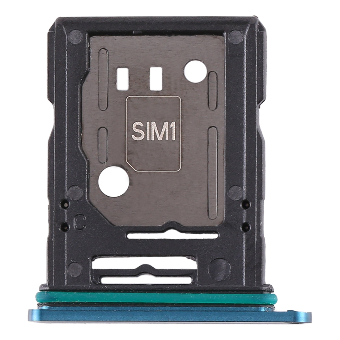 For-OPPO-Reno-10x-zoom-SIM-Card-Tray-+-SIM-Card-Tray-/-Micro-SD-Card-Tray-(Blue)