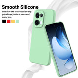 For-OPPO-Reno13-5G-Global-Solid-Color-Liquid-Silicone-Dropproof-Full-Coverage-Phone-Case(Green)