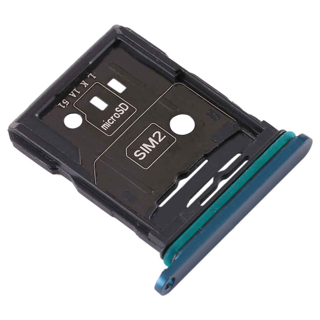 For-OPPO-Reno-10x-zoom-SIM-Card-Tray-+-SIM-Card-Tray-/-Micro-SD-Card-Tray-(Blue)