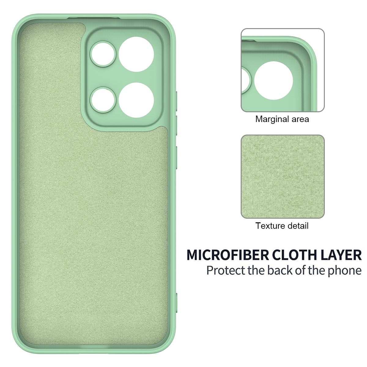 For-OPPO-Reno13-5G-Global-Solid-Color-Liquid-Silicone-Dropproof-Full-Coverage-Phone-Case(Green)