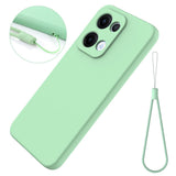 For-OPPO-Reno13-5G-Global-Solid-Color-Liquid-Silicone-Dropproof-Full-Coverage-Phone-Case(Green)