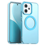 For-OPPO-Reno14-Global-Candy-Magsafe-PC-Hybrid-TPU-Phone-Case(Blue)