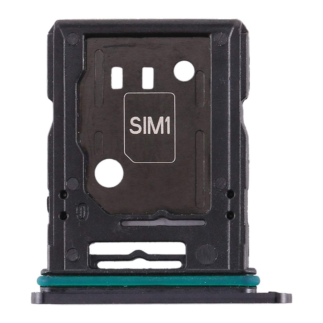 For-OPPO-Reno-10x-zoom-SIM-Card-Tray-+-SIM-Card-Tray-/-Micro-SD-Card-Tray-(Black)