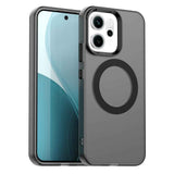 For-OPPO-Reno14-Global-Candy-Magsafe-PC-Hybrid-TPU-Phone-Case(Black)