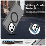 For-OPPO-Reno14-Global-Candy-Magsafe-PC-Hybrid-TPU-Phone-Case(Black)