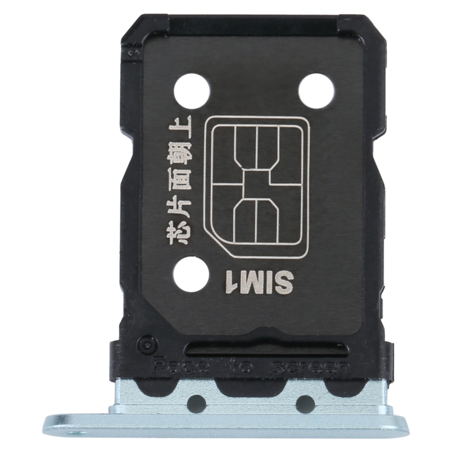 For-OPPO-Reno8-Pro+-/-Reno8-Pro-5G-/-Reno8-Pro-China-SIM-Card-Tray-+-SIM-Card-Tray-(Green)
