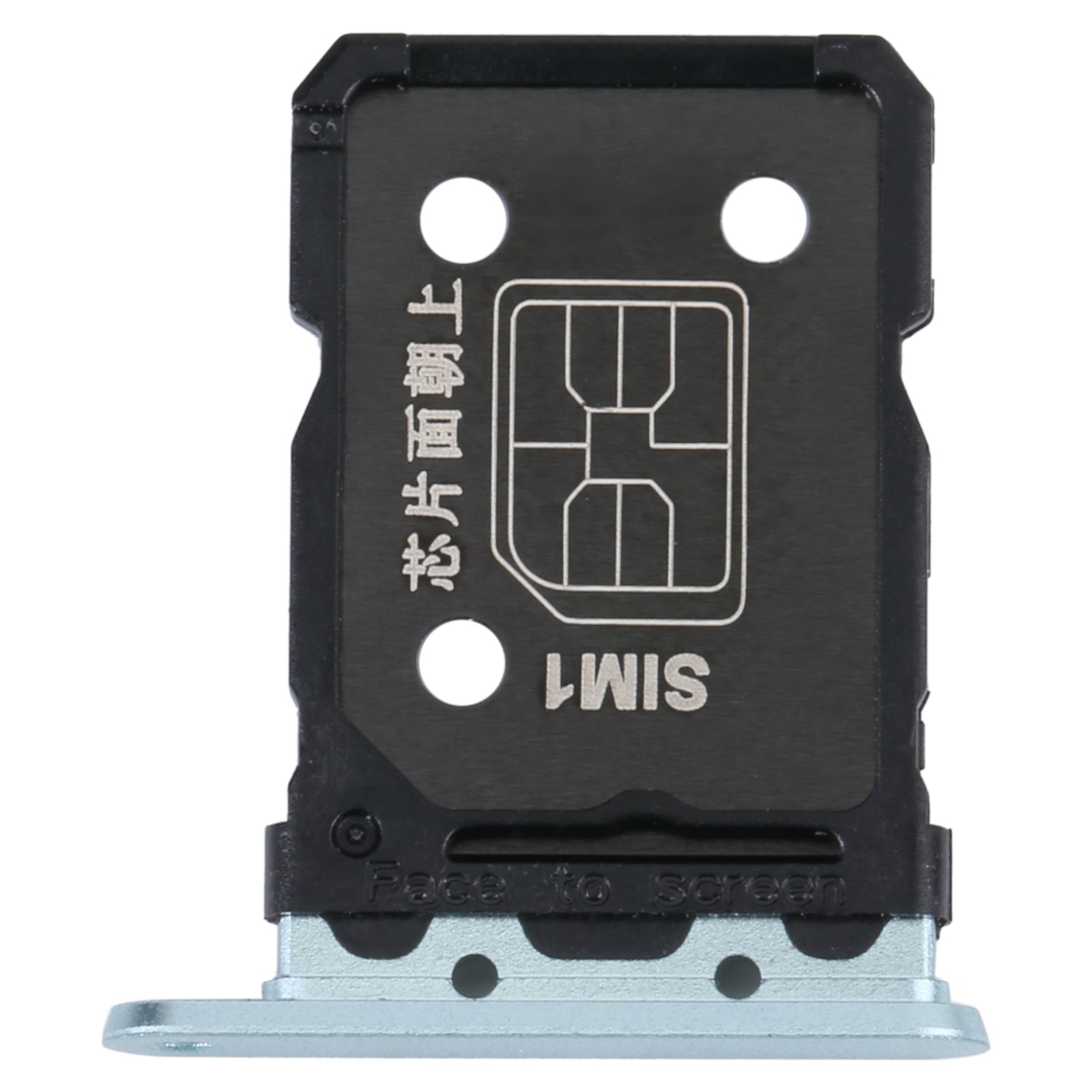 For-OPPO-Reno8-Pro+-/-Reno8-Pro-5G-/-Reno8-Pro-China-SIM-Card-Tray-+-SIM-Card-Tray-(Green)