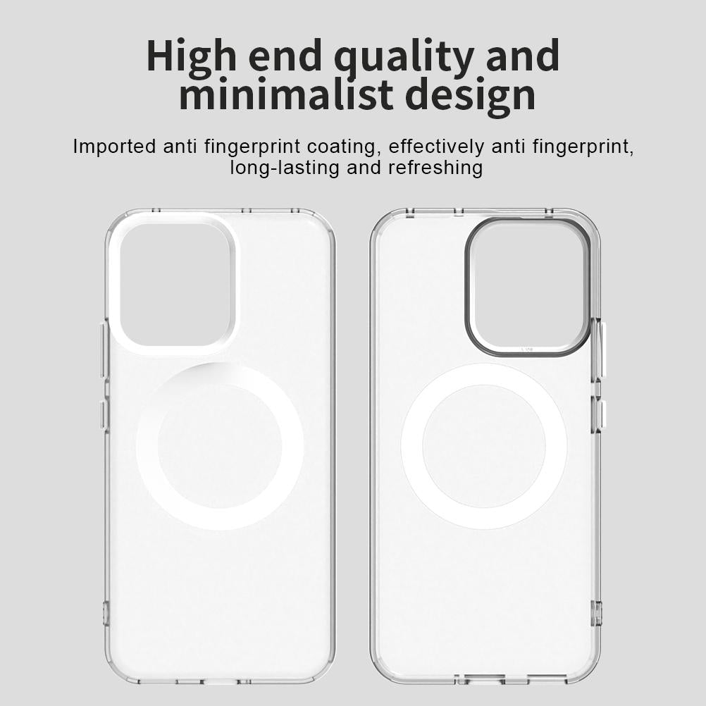For-OPPO-Reno14-Global-Candy-Magsafe-PC-Hybrid-TPU-Phone-Case(White)