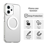 For-OPPO-Reno14-Global-Candy-Magsafe-PC-Hybrid-TPU-Phone-Case(White)