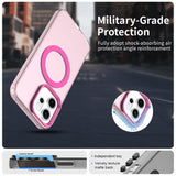 For-OPPO-Reno14-Global-Candy-Magsafe-PC-Hybrid-TPU-Phone-Case(Red)