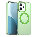 For-OPPO-Reno14-Global-Candy-Magsafe-PC-Hybrid-TPU-Phone-Case(Green)