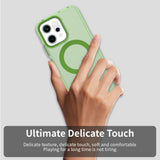 For-OPPO-Reno14-Global-Candy-Magsafe-PC-Hybrid-TPU-Phone-Case(Green)