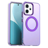 For-OPPO-Reno14-Global-Candy-Magsafe-PC-Hybrid-TPU-Phone-Case(Purple)