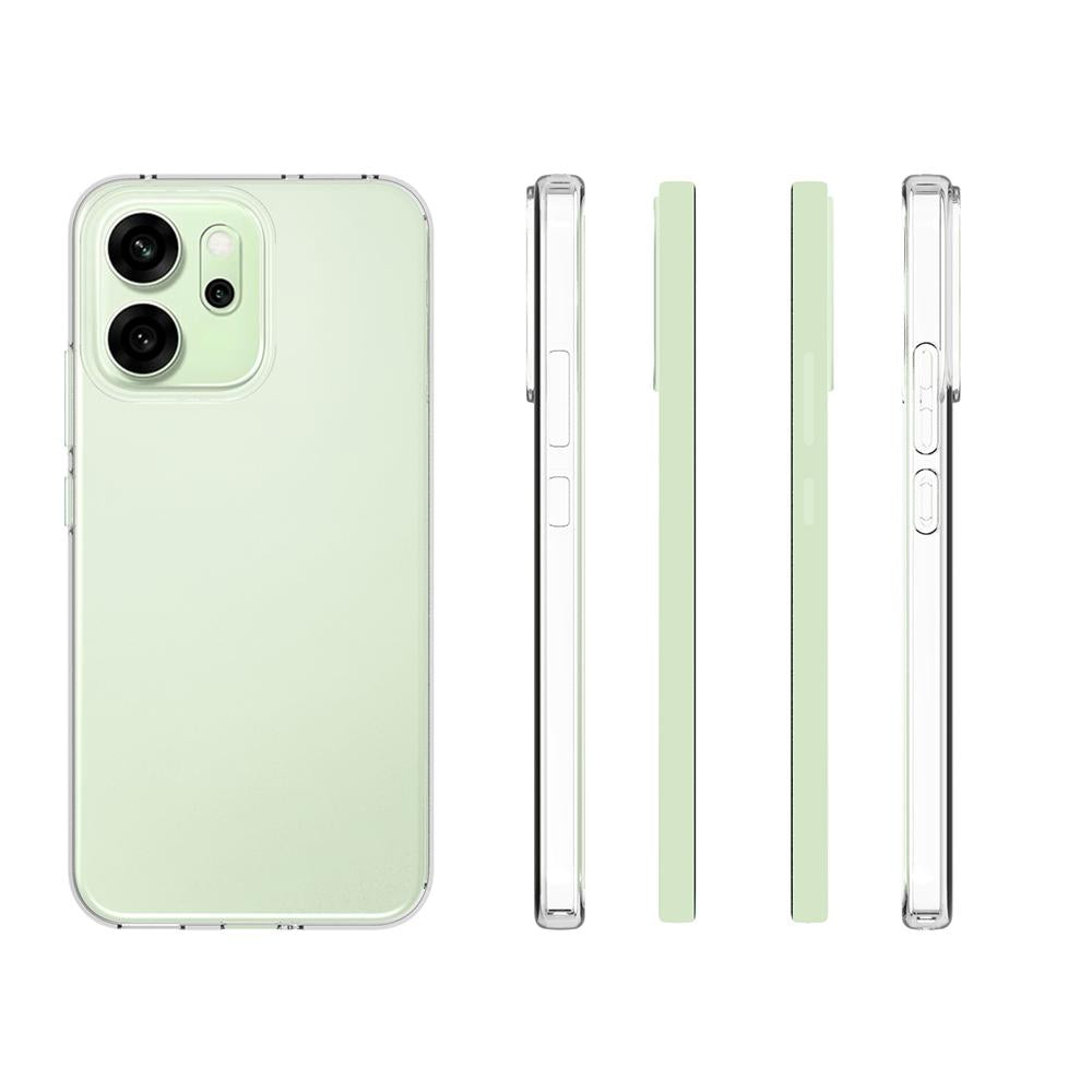 For-OPPO-Reno14-5G-Global-Waterproof-Texture-TPU-Phone-Case(Transparent)