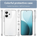 For-OPPO-Reno14-Global-Colorful-Series-Acrylic-Hybrid-TPU-Phone-Case(Transparent)