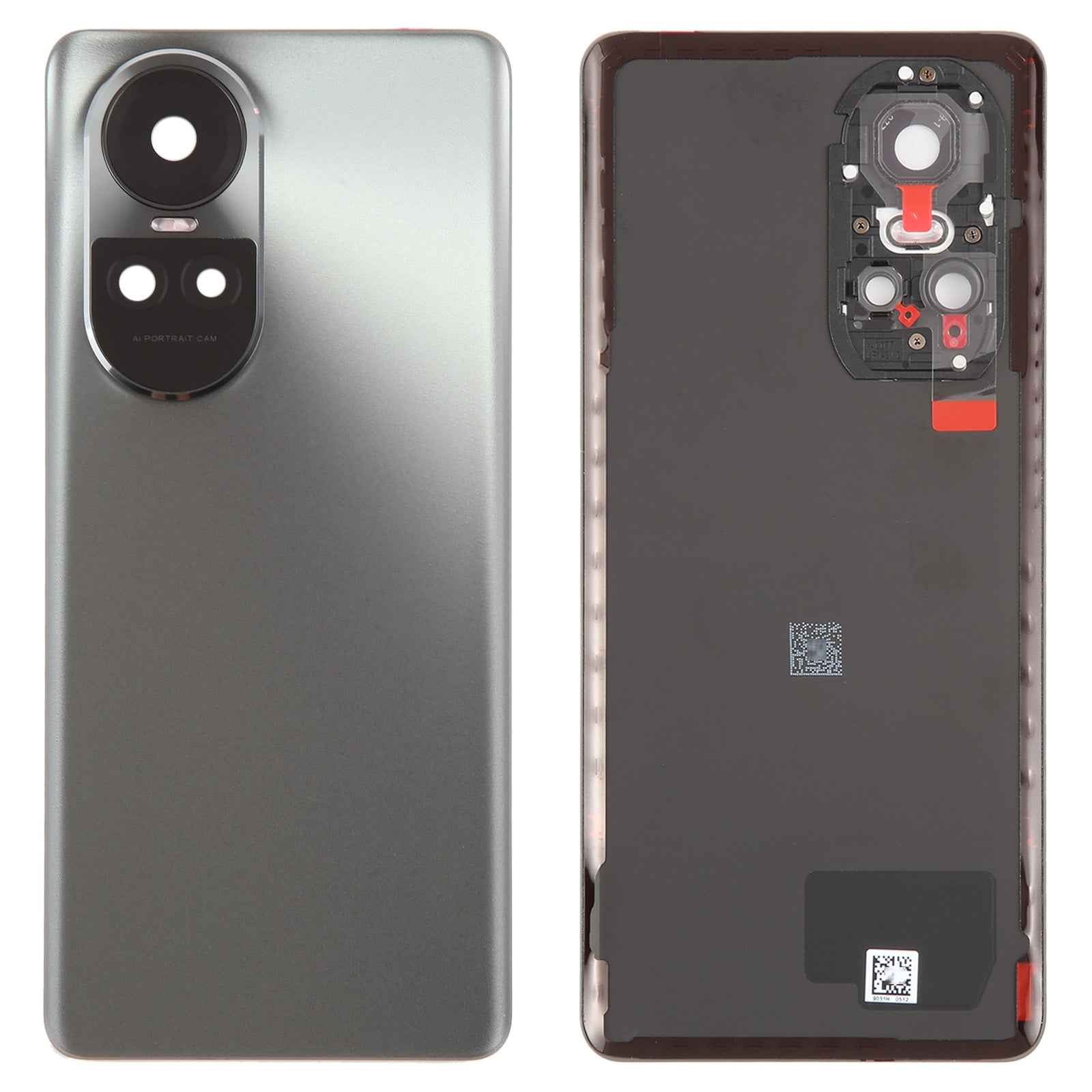 For-OPPO-Reno10-Global-Original-Battery-Back-Cover-with-Camera-Lens-Frame-(Grey)