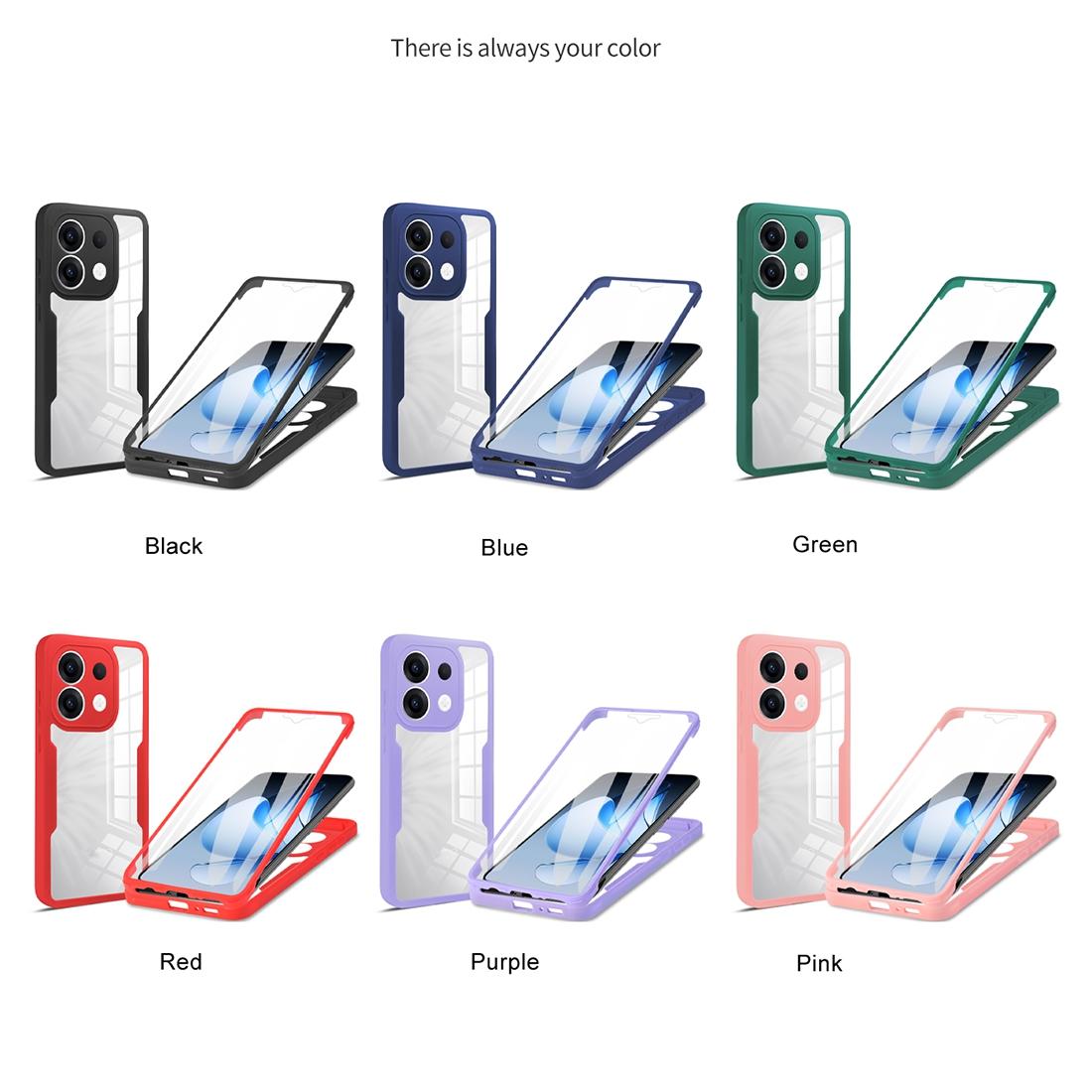 For-OPPO-Reno13-5G-Global-360-Degrees-Full-Body-Phone-Case(Purple)