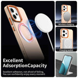 For-OPPO-Reno14-Global-Candy-Magsafe-PC-Hybrid-TPU-Phone-Case(Orange)