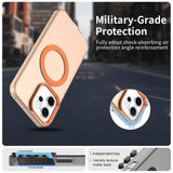 For-OPPO-Reno14-Global-Candy-Magsafe-PC-Hybrid-TPU-Phone-Case(Orange)