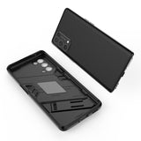 For-OPPO-Reno5-Pro-Punk-Armor-2-in-1-PC-+-TPU-Shockproof-Case-with-Invisible-Holder(Black)