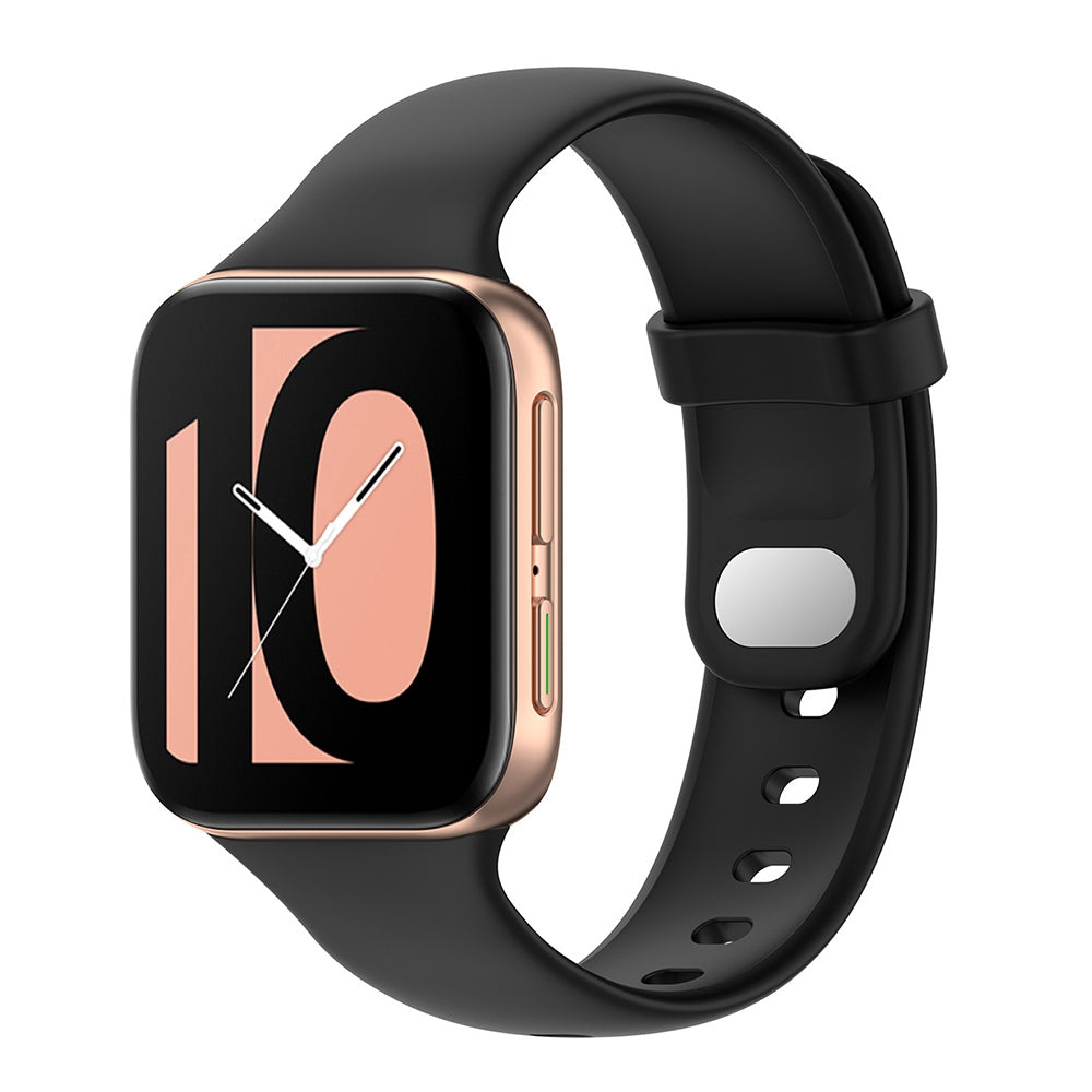 For-OPPO-Watch-41mm-Silicone-Watch-Band(Black)