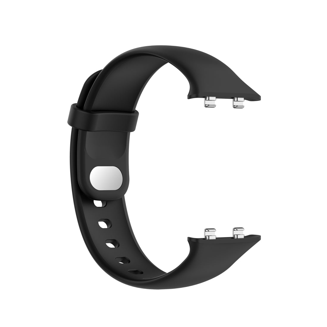 For-OPPO-Watch-41mm-Silicone-Watch-Band(Black)