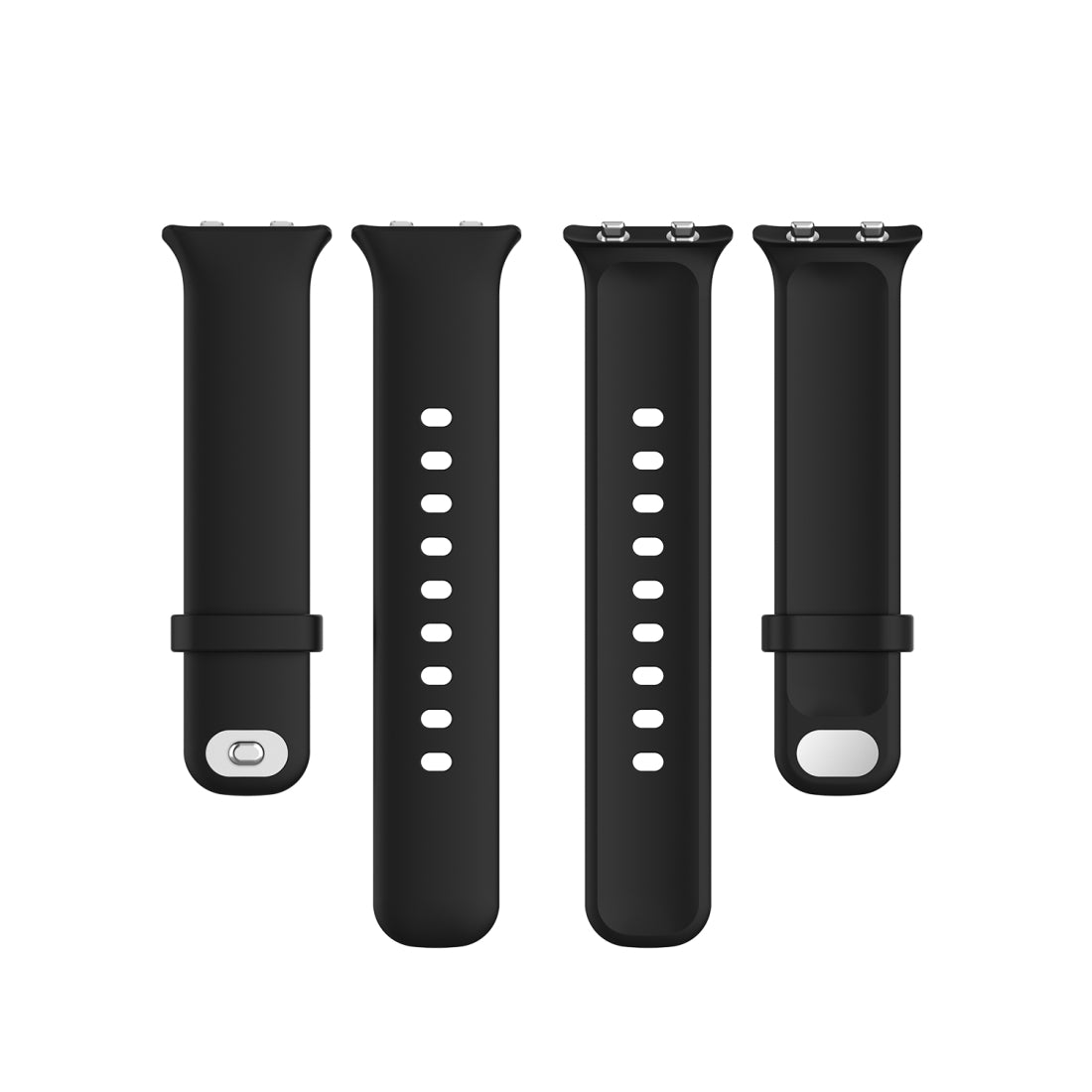 For-OPPO-Watch-41mm-Silicone-Watch-Band(Black)