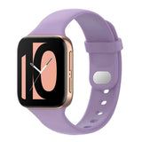 For-OPPO-Watch-41mm-Silicone-Watch-Band(Light-Purple)