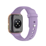 For-OPPO-Watch-41mm-Silicone-Watch-Band(Light-Purple)