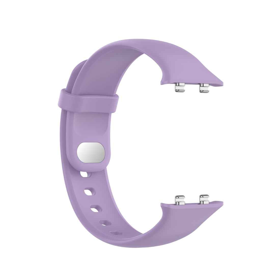 For-OPPO-Watch-41mm-Silicone-Watch-Band(Light-Purple)