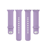 For-OPPO-Watch-41mm-Silicone-Watch-Band(Light-Purple)