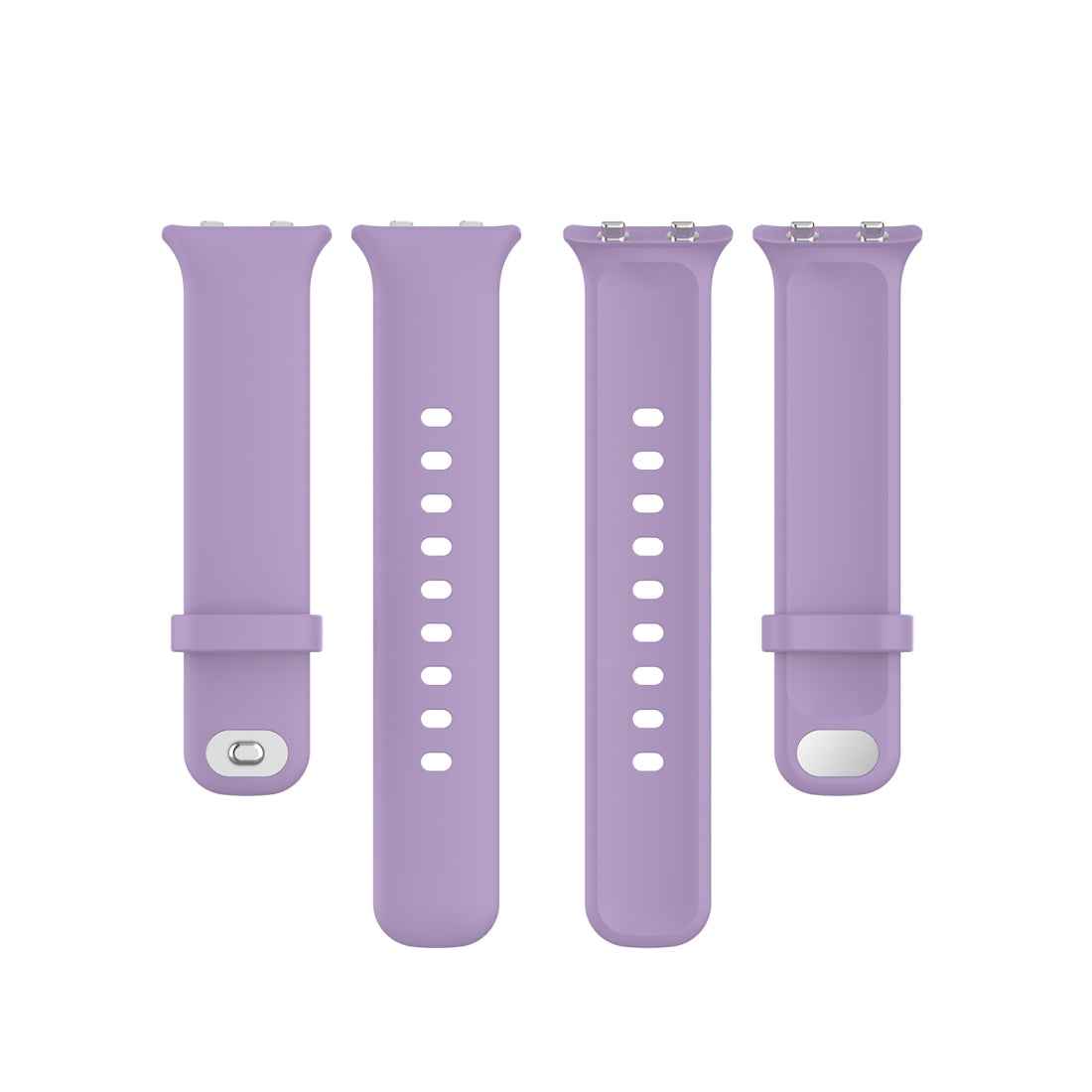 For-OPPO-Watch-41mm-Silicone-Watch-Band(Light-Purple)
