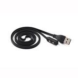For-Pebble-Time-Round-Watch-Charging-Cable-&-Three-Generations(Black)
