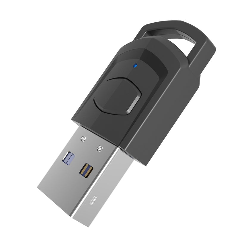 For-PS4-/-PS5-/-PC-HS-PS5101-Bluetooth-5.0-Adapter-Audio-Receiver-Wireless-Headset-Transmitter(Black)