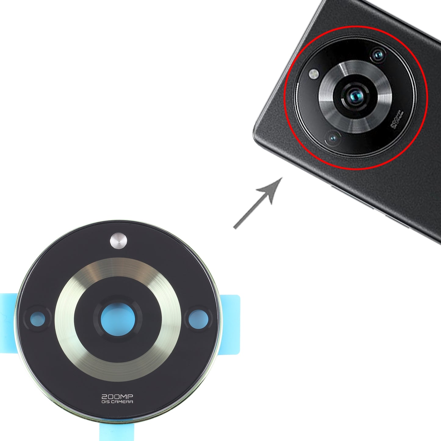For-Realme-11-Pro+-Original-Camera-Lens-Cover-(Green)