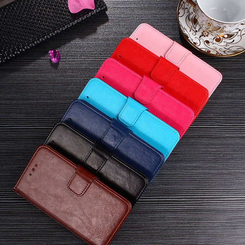 For-Realme-C30-4G/Narzo-50i-Prime-Crystal-Texture-Horizontal-Flip-Leather-Phone-Case(Pink)