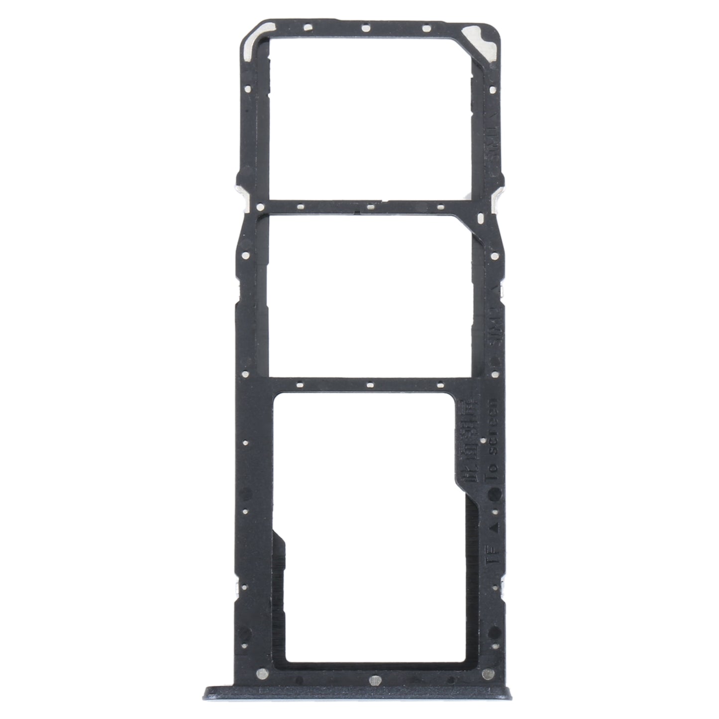 For-Realme-C35-SIM-Card-Tray-+-SIM-Card-Tray-+-Micro-SD-Card-Tray-(Black)