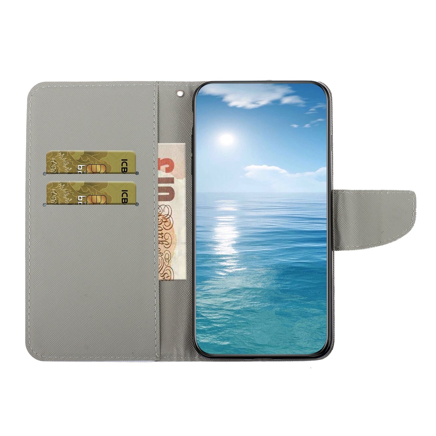 For-Redmi-14C-4G-Colored-Drawing-Pattern-Leather-Phone-Case(Dancing-Girl)