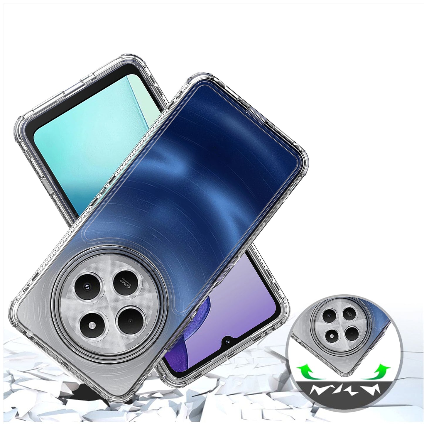 For-Redmi-14C-4G-Acrylic-Transparent-Phone-Case