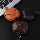 For-Redmi-Buds-5-/-6S-Business-Leather-Earphone-Protective-Case-with-Hook(Green)