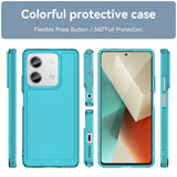 For-Redmi-Note-13-5G-Candy-Series-TPU-Phone-Case(Transparent-Blue)