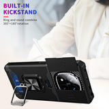 For-Redmi-Note-14-Pro-5G-/-14-Pro+-5G-Camera-Shield-Card-Slot-PC+TPU-Phone-Case(Dark-Green)