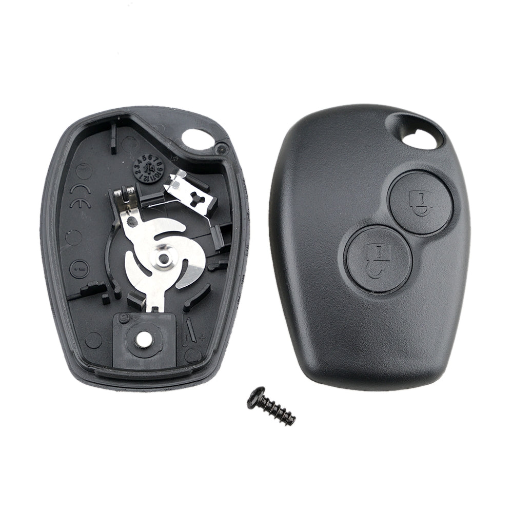 Car-Key-Case-for-Renault-Modus/Clio-3/Kangoo-2/Twingo-with-2-Buttons,-no-Blade