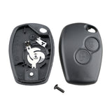 Car-Key-Case-for-Renault-Modus/Clio-3/Kangoo-2/Twingo-with-2-Buttons,-no-Blade