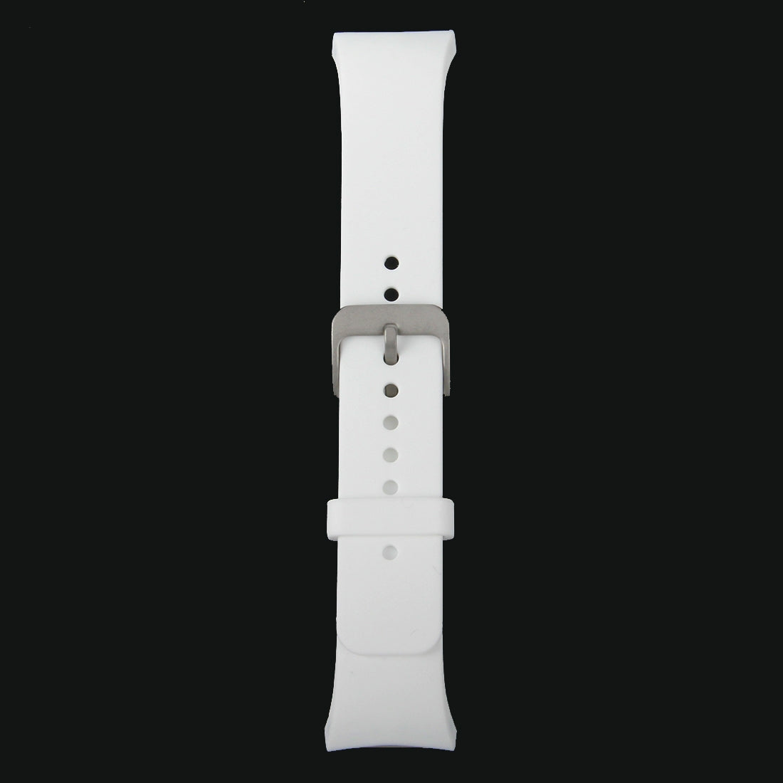 For-Samsung-Gear-S2-Sport-/-Gear-S2-Watch-Solid-Color-Silicone-Watchband(White)