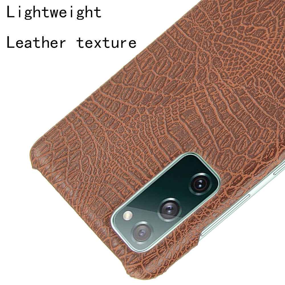 Shockproof-Case-for-Samsung-Galaxy-S20-FE-Crocodile-Texture,-Brown