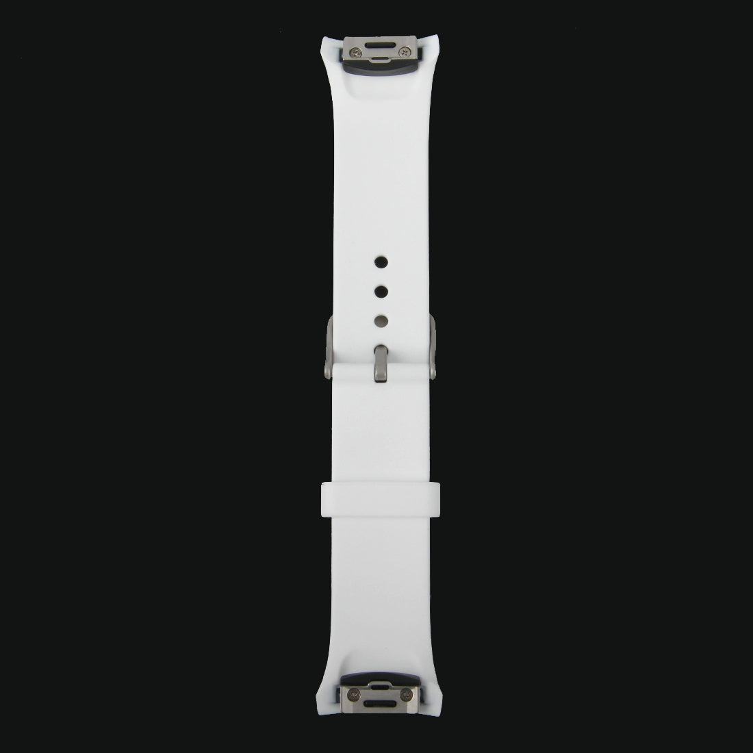For-Samsung-Gear-S2-Sport-/-Gear-S2-Watch-Solid-Color-Silicone-Watchband(White)