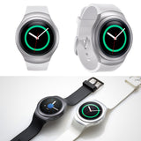 For-Samsung-Gear-S2-Sport-/-Gear-S2-Watch-Solid-Color-Silicone-Watchband(White)