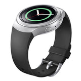 For-Samsung-Gear-S2-Sport-/-Gear-S2-Watch-Solid-Color-Silicone-Watchband(Grey)