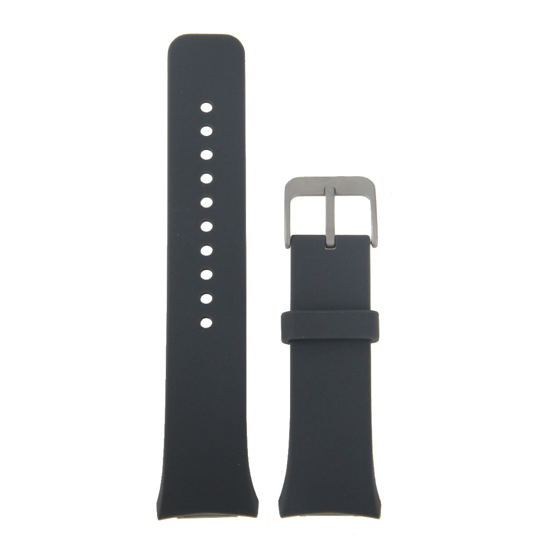 For-Samsung-Gear-S2-Sport-/-Gear-S2-Watch-Solid-Color-Silicone-Watchband(Grey)